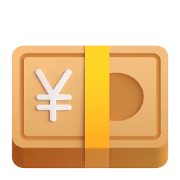 Emoji Wang kertas yen pada Microsoft