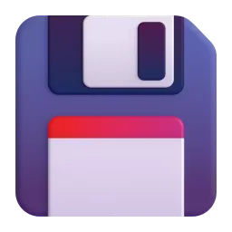 Floppy Disk emoji on Microsoft