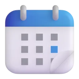 Tear-Off Calendar emoji on Microsoft