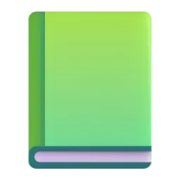 Green Book emoji on Microsoft