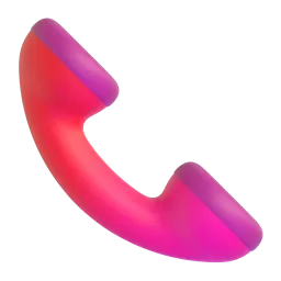 Telephone Receiver emoji on Microsoft
