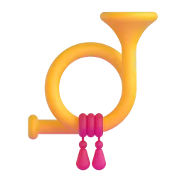 Postal Horn emoji on Microsoft