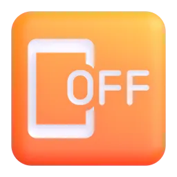 Mobiltelefon aus-Emoji auf Microsoft