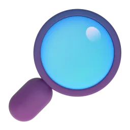Magnifying Glass Tilted Right emoji on Microsoft