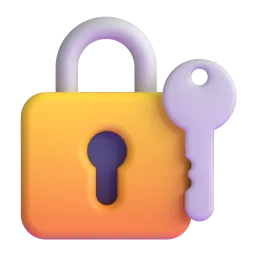 Locked with Key emoji on Microsoft