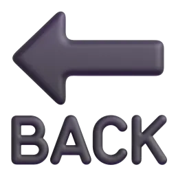 BACK Arrow emoji on Microsoft