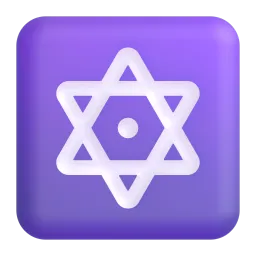 Dotted Six-Pointed Star emoji on Microsoft