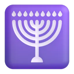 Emoji Menorah pada Microsoft