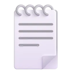 Spiral Notepad emoji on Microsoft