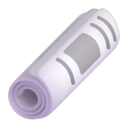 Rolled-Up Newspaper emoji on Microsoft