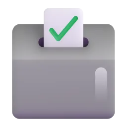 Ballot Box with Ballot emoji on Microsoft