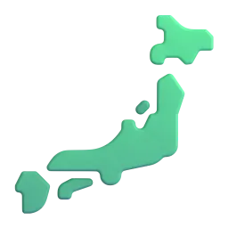 Umriss von Japan-Emoji auf Microsoft