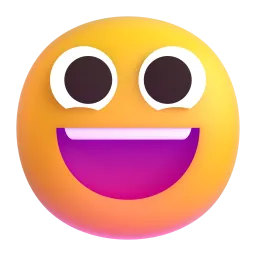 Emoji Rosto risonho no Microsoft