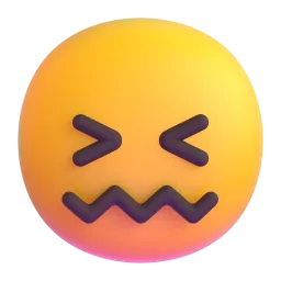 Verwirrtes Gesicht-Emoji auf Microsoft