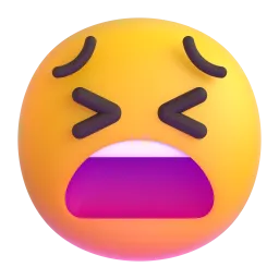 Emoji Faccina stanca su Microsoft