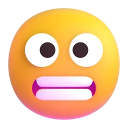 Emoji Cara haciendo una mueca en Microsoft