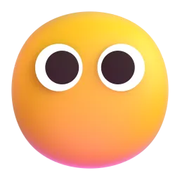 Face Without Mouth emoji on Microsoft