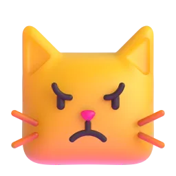Emoji Gatto imbronciato su Microsoft