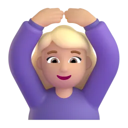 Emoji Donna con gesto OK: carnagione olivastra su Microsoft