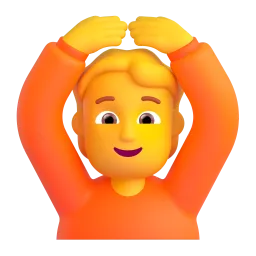 Person Gesturing OK emoji on Microsoft