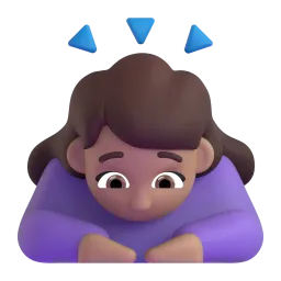 Woman Bowing: Medium-Light Skin Tone emoji on Microsoft
