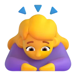 Emoji Mulher fazendo reverência no Microsoft