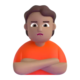 Person Pouting: Medium-Light Skin Tone emoji on Microsoft
