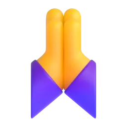 Emoji Menyusun jari pada Microsoft