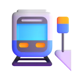 Treinstation-emoji op Microsoft