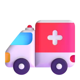 Microsoft üzerinde Ambulans emojisi