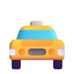 Oncoming Taxi emoji on Microsoft