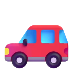 Automobile emoji on Microsoft