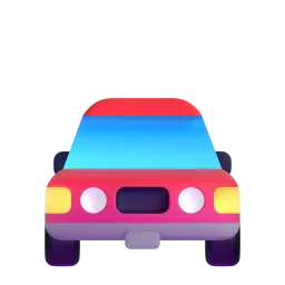 Auto von vorne-Emoji auf Microsoft