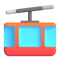 Bergschwebebahn-Emoji auf Microsoft