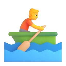 Person Rowing Boat emoji on Microsoft
