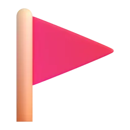 Triangular Flag emoji on Microsoft