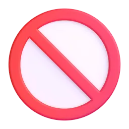 Emoji Symbole d’interdiction sur Microsoft