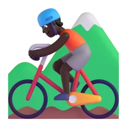 Emoji Penunggang basikal bukit: ton kulit cerah pada Microsoft