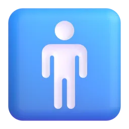 Emoji Tandas lelaki pada Microsoft