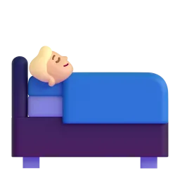 Microsoft üzerinde Yatakta yatan kişi: orta cilt tonu emojisi