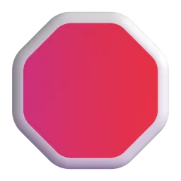 Stop Sign emoji on Microsoft