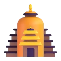 Hindu Temple emoji on Microsoft