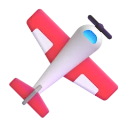 Emoji Avioneta en Microsoft