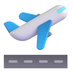 Airplane Departure emoji on Microsoft