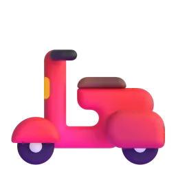 Motorroller-Emoji auf Microsoft