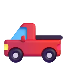 Pickup Truck emoji on Microsoft