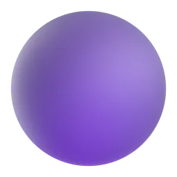 Purple Circle emoji on Microsoft