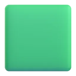อีโมจิ สี่เหลี่ยมสีเขียว บน Microsoft