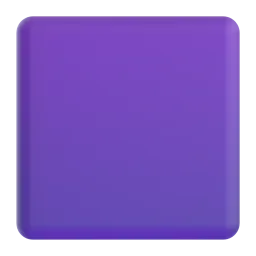 Lila Quadrat-Emoji auf Microsoft