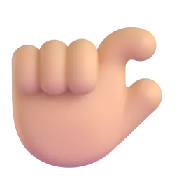 Pinching Hand: Medium Skin Tone emoji on Microsoft